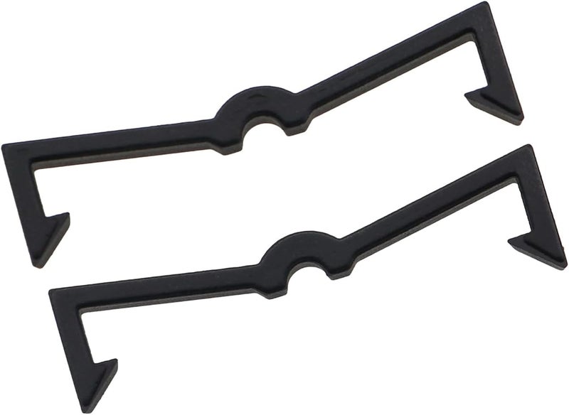 Gui Feng 50PCS 2 Inch Black Hole Board Hooks Plastic Pegboard Hook Accessories Pegboard Hook Fixer Tool Hardware Hook - Image 5